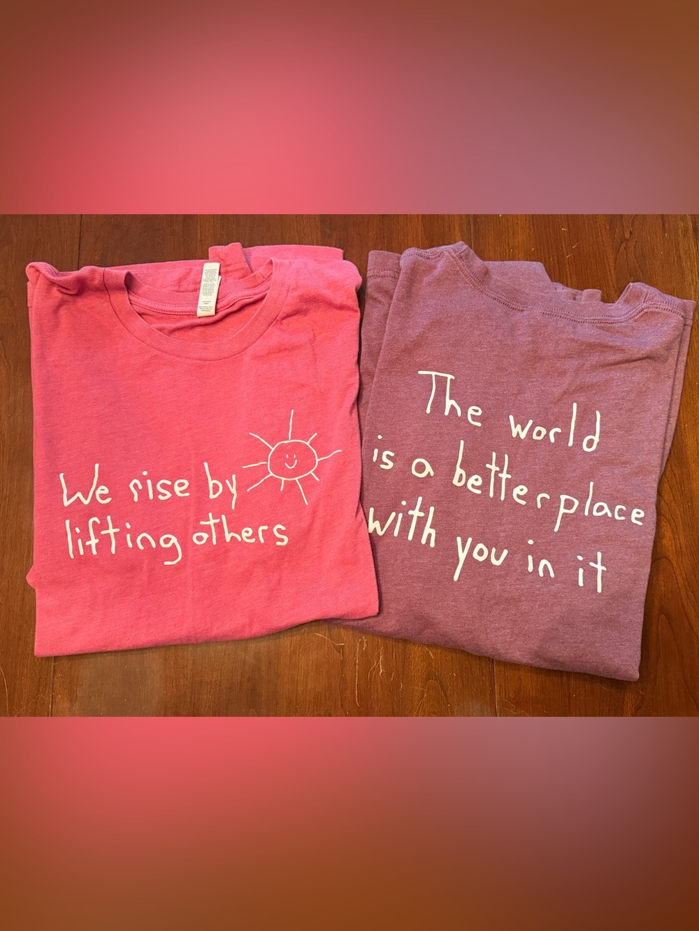 2 Alex and Andy feel good graphic tees